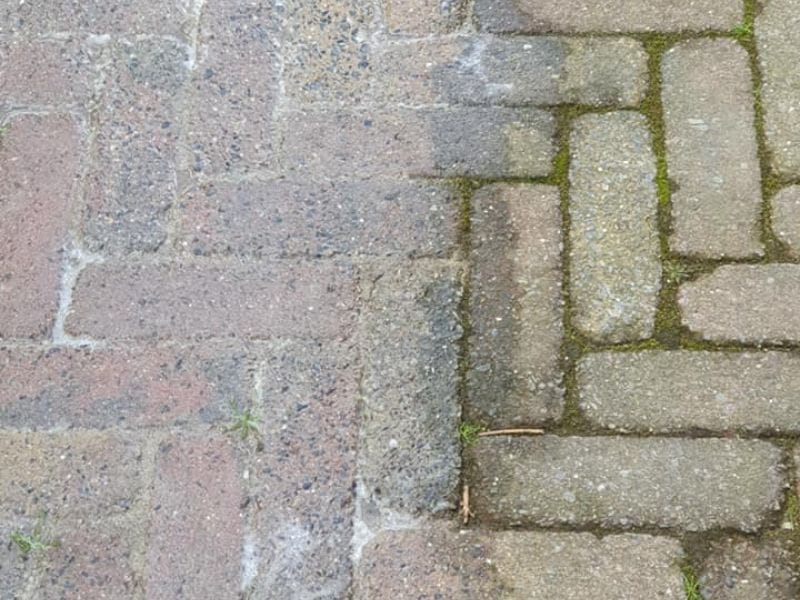 Terras schoonmaken
