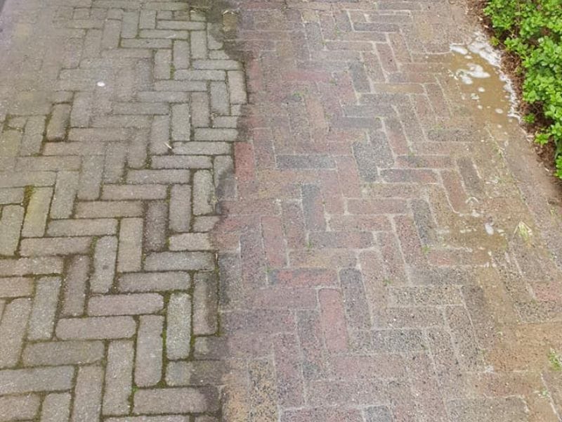 Bestrating_laten_reinigen Oprit reinigen